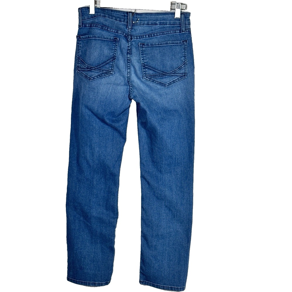 NYDJ Marilyn Jeans Women's 8P Straight Leg Mid-Rise Medium Wash Lift x Tuck Tech - Picture 2 of 12